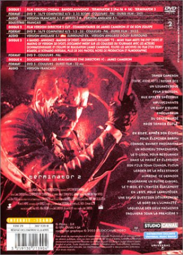 Terminator 2, le jugement dernier -Édition Finale 4 DVD