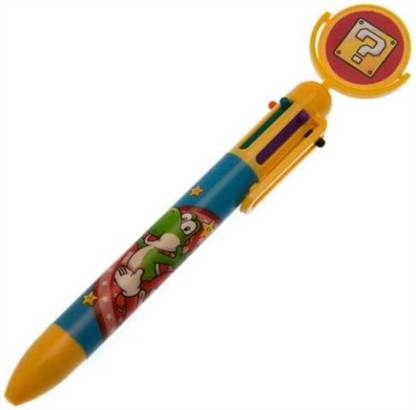 Nintendo Super Mario Multicoloured Pen (Core Burst Design) - Official Merchandise