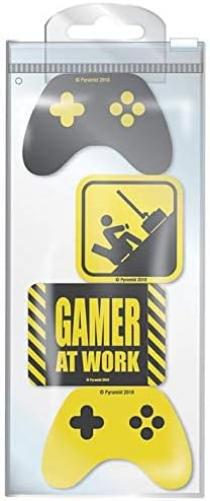 Gamer at Work Shaped Erasers - 4 Pieces