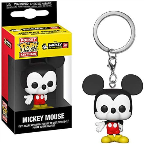Funko POP! Keychain: Disney - Mickey Mouse Novelty Keyring - Collectable Mini Figure - Stocking Filler - Gift Idea - Official Merchandise - TV Fans - Backpack Decor