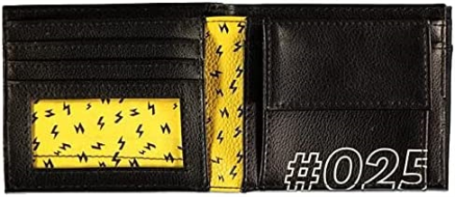 Difuzed Pika #025, Accessori da Viaggio-Portafoglio bi-Fold Unisex-Adulto, Nero