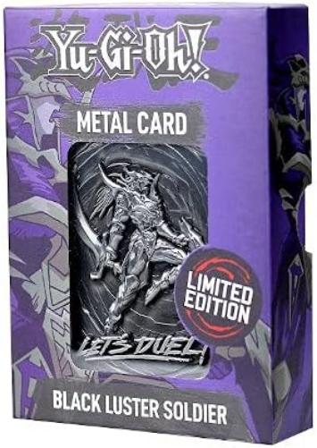 Yu-Gi-Oh! Limited Edition Black Luster Soldier Collectible Metal Card