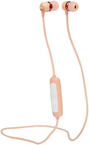 House of Marley Smile Jamaica Wireless 2 In-Ear Headphones - Noise Isolating Bluetooth Earphones, 9 Hours Playtime, w/Quick Charge, IPX-4 Waterproof, Microphone, FSC Certified Wood