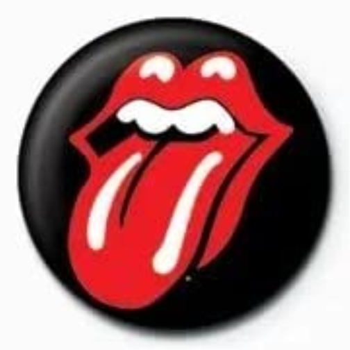 Rolling Stones (lips) 25mm Button Badge