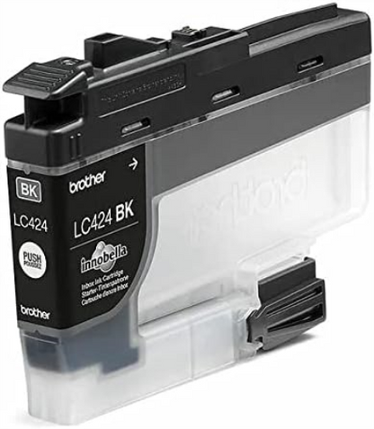 Brother LC-424BK Inkjet Cartridge, Black, Single Pack, Standard Yield, includes 1 x Inkjet Cartridge, Brother Genuine Supplies