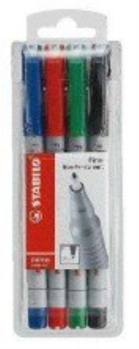 Stabilo© OHPen Universal Fine Water-Resistant 4 Case