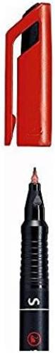 Overhead Pen - STABILO OHPen universal - Permanent Superfine - Pack of 10 - red