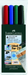 Faber-Castell Multimark Permanent F 151304 Assorted Marker Pens Pack of 4