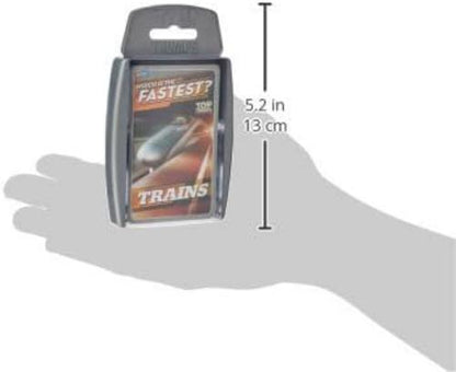 Top Trumps Trains Classics Kartenspiel, erfahren Sie mehr über die Londoner U-Bahn, die Deutschen Eiszüge und Peking Shanghai in diesem pädagogischen Spiel, Geschenk und Spielzeug für Jungen und