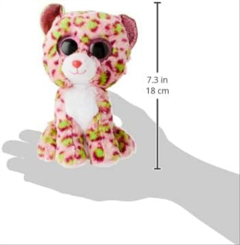 Ty 2005076 Lainey Leopard - Beanie Boos Stuffed Animal, Multicoloured, 15cm