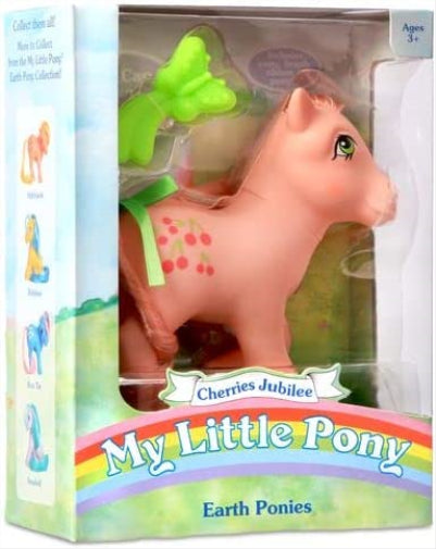 Kirschblüte Klassisches Pony, My Little Pony, Basic Fun, 35287, sammelbares Vintage-Pferde-Spielzeug für Kinder, Einhorn-Spielzeug für Jungen und Mädchen ab 3 Jahren