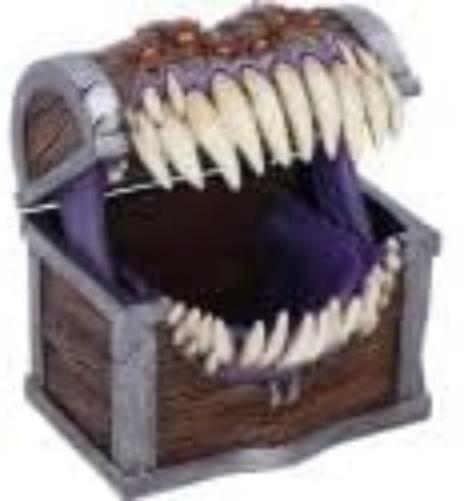 Nemesis Now Dungeons & Dragons Mimic Dice Storage Box, 11.3cm, Resin, Brown, Officially Licensed D&D Merchandise, Mimic Character Dice Box, Cast in the Finest Resin, Expertly Hand-Painted