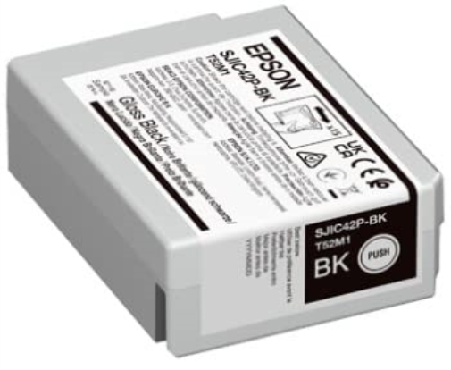 Epson - BS Label Consumables U4 SJIC42P-BK Cartridge