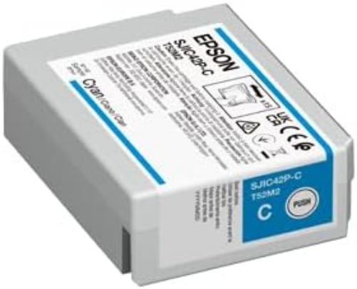 EPSON - BS LABEL CONSUMABLES U4 SJIC42P-C (Cyan) Cartridge