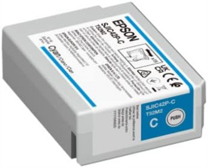 EPSON - BS LABEL CONSUMABLES U4 SJIC42P-C (Cyan) Cartridge
