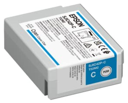 EPSON - BS LABEL CONSUMABLES U4 SJIC42P-C (Cyan) Cartridge