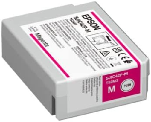 SJIC42P-M Ink cartridge for ColorWorks C4000e ( Magenta