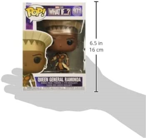 Funko POP! Marvel - What If - the Queen General Ramonda - Marvel What If - Collectable Vinyl Figure - Gift Idea - Official Merchandise - Toys for Kids & Adults - TV Fans - Model Figure for Collectors