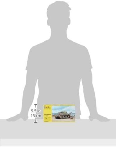 Heller 79892 1:72-M4 Sherman D-Day, 87 mm x 46 mm x 37 mm