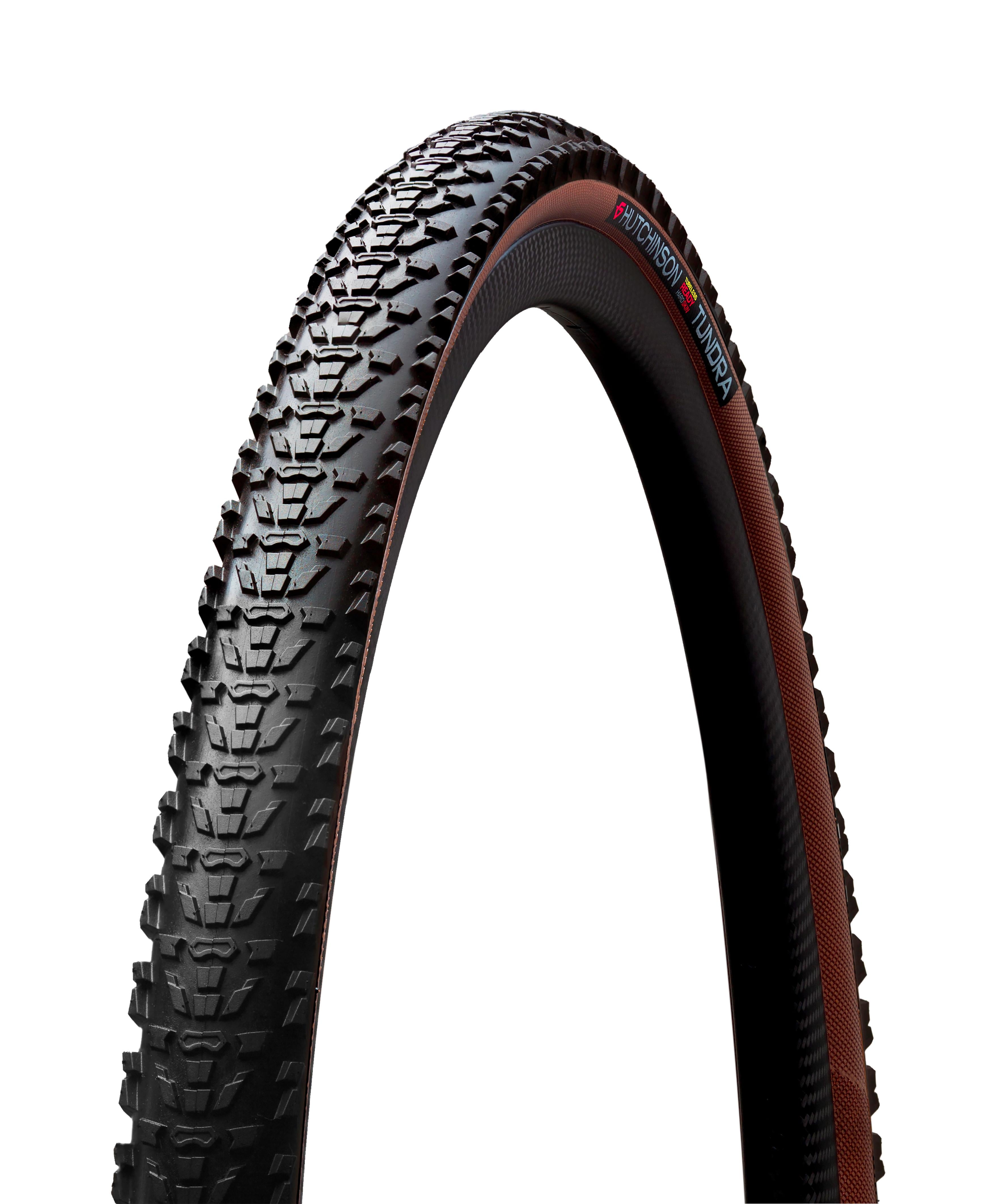 Gravel Cyclocross 700 x 40 cm Hutchinson Tundra Tan Noir/Marron Tubeless Ready TS (40-622