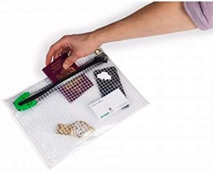 Versapak ASO_PLY 320 x 230 mm Personal Effects Security Bag - Clear