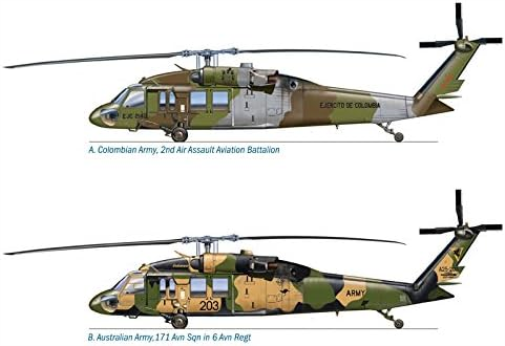 Italeri 510001328 BLACK HAWK HELI Model KIT