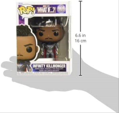 Funko POP! Marvel - the King - What If - Infinity Killmonger - Marvel What If - Collectable Vinyl Figure - Gift Idea - Official Merchandise - Toys for Kids & Adults - TV Fans