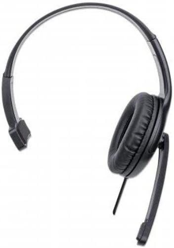 Headset Mono Usb-A Over-Ear- Polybag Adjustable Microphone