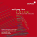 Wolfgang Rihm: Grat/Edge: Works for and With Violoncello