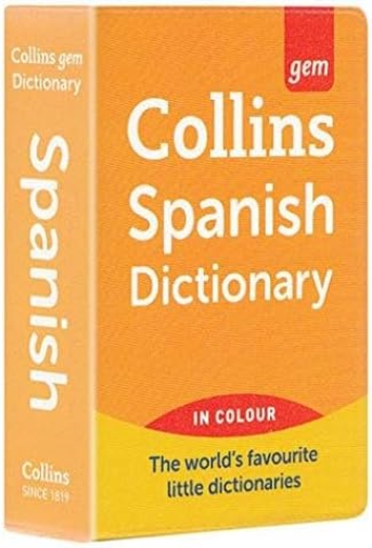 IF Electronic Dictionary Bookmark-Spanish-English, White/Orange