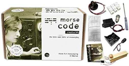 Flights of Fancy 85807 Morse Code Creative Kit, Brown, White