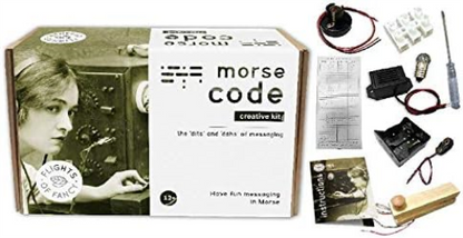 Flights of Fancy 85807 Morse Code Creative Kit, Brown, White