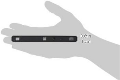 Lite-On EBAU108-01 - LiteOn eBAU108 8X DVDRW (Dual Layer)/RAM USB Slim Drive (External