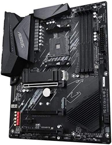 GIGABYTE B550 AORUS ELITE V2 Motherboard ATX - Supports AMD Ryzen 3rd Gen Processors AM4, Twin 12+2 Phases Digital VRM, PCIe 4.0 x16 Slot,Dual PCIe 4.0/3.0 x4 M.2, 2.5GbE LAN, RGB FUSION, Q-Flash Plus