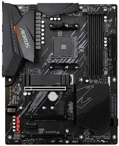 GIGABYTE B550 AORUS ELITE V2 Motherboard ATX - Supports AMD Ryzen 3rd Gen Processors AM4, Twin 12+2 Phases Digital VRM, PCIe 4.0 x16 Slot,Dual PCIe 4.0/3.0 x4 M.2, 2.5GbE LAN, RGB FUSION, Q-Flash Plus