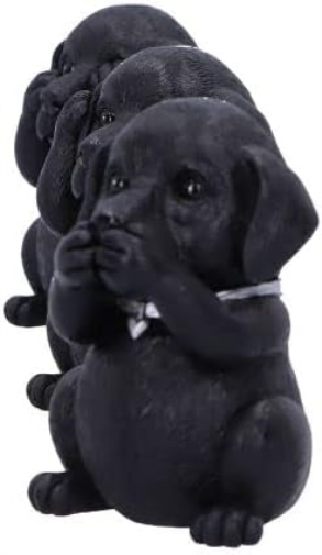 Nemesis Now Three Wise Labrador, nero, 8,5 cm, B5881V2