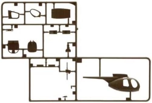 Italeri 510000017-1:72 AH-6 Night Fox