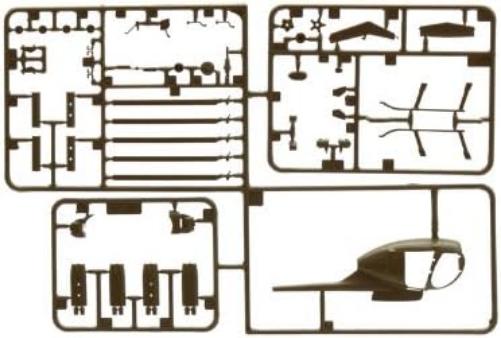 Italeri 510000017-1:72 AH-6 Night Fox