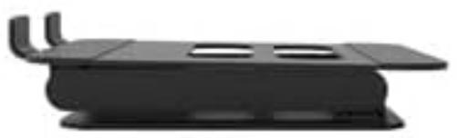 Port Designs Ergonomic Adjustable Laptop Stand for 10 to 15.6 Inch Laptop - Ultra Durable and Non-Slip - Black