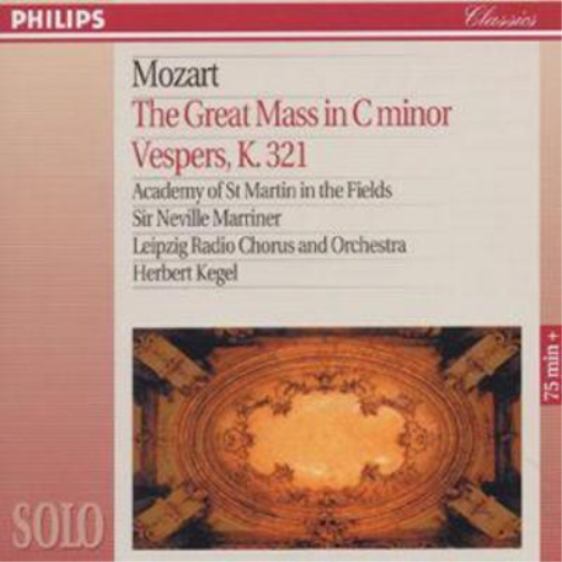GREAT MASS (VESPERS, ASMIF, MARRINER) - Wolfgang Amadeus Mozart
