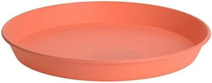 Excellent Housewares Set of 6 22.5cm Reusable Plastic Dinner Plate