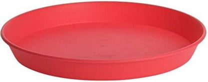 Excellent Housewares Set of 6 22.5cm Reusable Plastic Dinner Plate