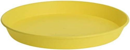 Excellent Housewares Set of 6 22.5cm Reusable Plastic Dinner Plate
