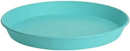 Excellent Housewares Set of 6 22.5cm Reusable Plastic Dinner Plate