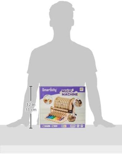 Smartivity - Music Machine, Engineering STEM and STEAM Wooden Building Kit, Ages 8+