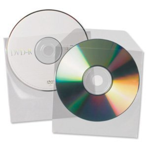 3L CD Pocket Polypropylene Non-adhesive Without Flap W127xD127xH5mm Ref 10291