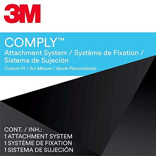 3M Comply Flip Attach - Custom Laptop Fit - Notebook Privacy Filter - Adhesive - 12.1``-14`` - Black