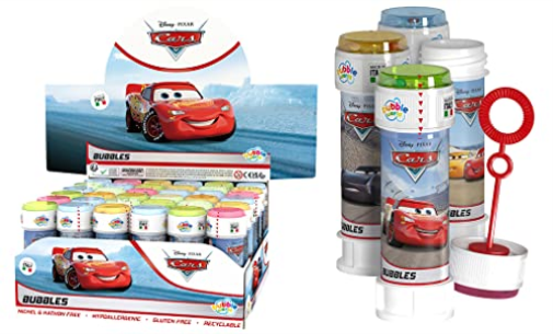12 X Cars Bubble Tubs Party Bag Fillers