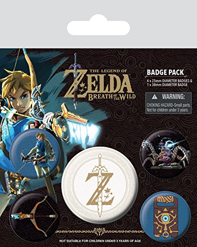 Pyramid International BP80598 The Legend of Zelda: Breath Of The Wild (Z Emblem), 10 x 12 cm