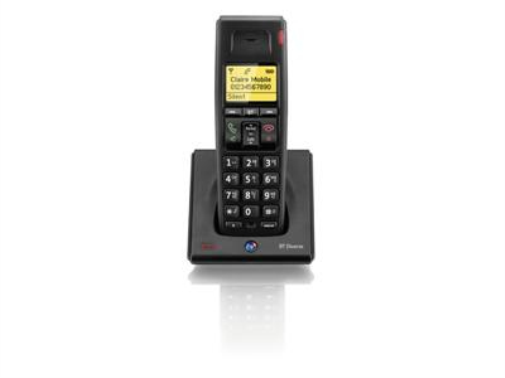 Bt Div 7100 Plus Sngl Dect Handsetblk